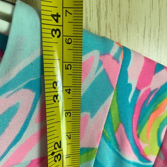 LILLY PULITZER Darlah Ruffle Dress in Carnivale Coral size 6 EUC - Picture 6 of 9